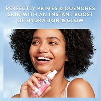 COVERGIRL Clean Fresh Skincare Priming Glow Mist, 100ml. Formulated with Cactus Water, Rose Water and Vitamin C for 8HR Hydration, 100% Vegan & Cruelty-Free, 100ML Mist