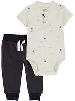 Carter's Child of Mine Baby Boys' Bodysuit and Pants 2-Piece Set