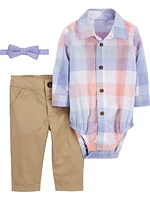 Carter's Child of Mine Baby Boys' Collared 3-Piece Set