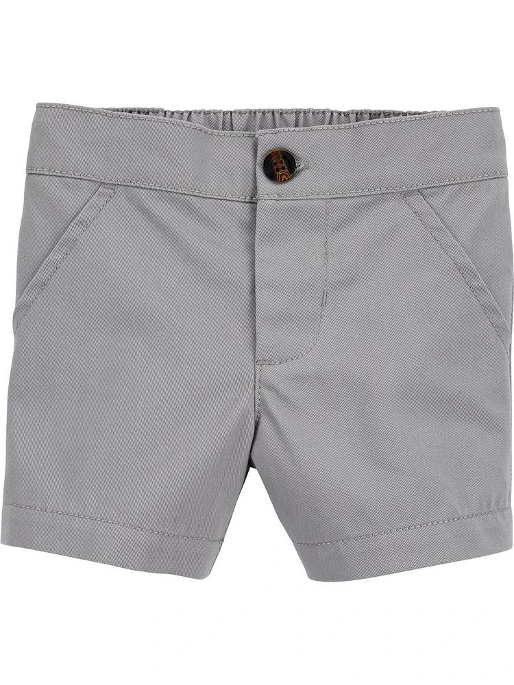 Carter's Child of Mine Baby Boys' Collared 3-Piece Shorts Set