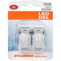 SYLVANIA 3157R Syl LED Red Mini Bulb, Pack of 2