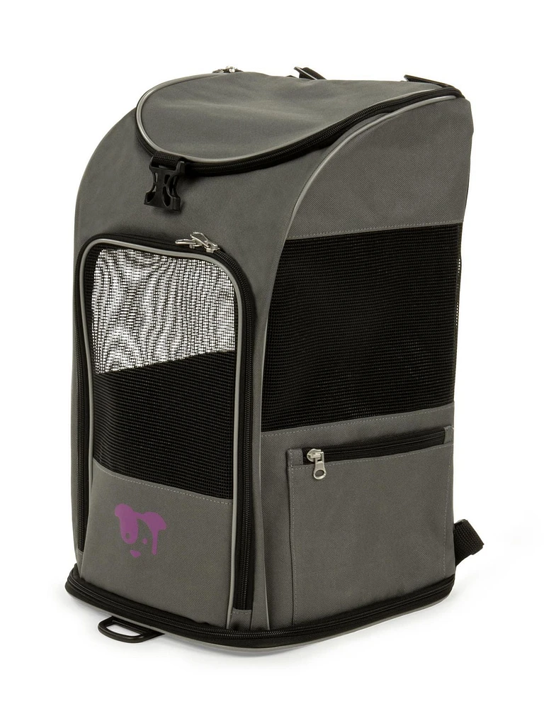 TrustyPup Sac à dos de voyage 2 en 1 pour animaux de compagnie Approuvé par la compagnie aérienne