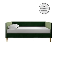 DHP Franklin Mid Century Upholstered Daybed