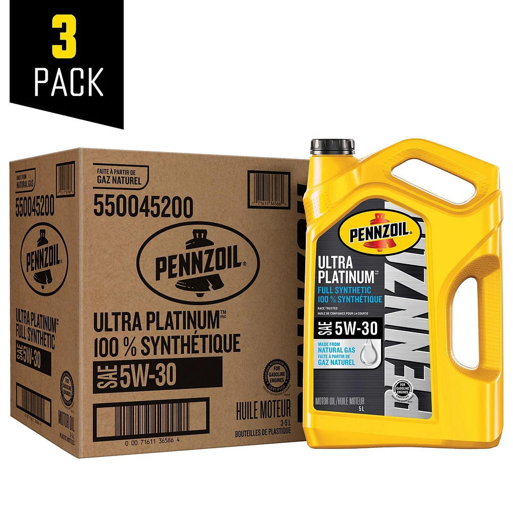 Pennzoil Ultra Platinum 5W30 Jugs 3x5L