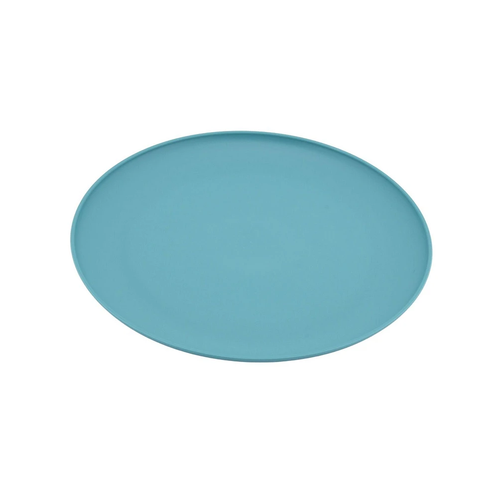 Mainstays 10.5-Inch Light Blue Plastic Dinnerware Plate