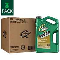 Quaker State Full Synthetic Motor Oil 0W20 jugs 3x5L