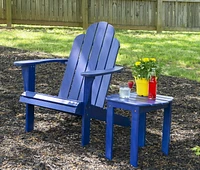 Blue Adirondack Outdoor End Table