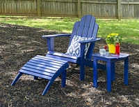 Blue Adirondack Outdoor End Table