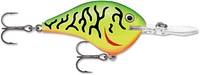 Rapala DT08FT Dives-To 8, Balsa, 2", 3/8oz, Running Depth 8', VMC 5 treble hooks, Firetiger, Dives-To 8, Balsa, Running Depth 8', VMC 5 trebles, Firetiger