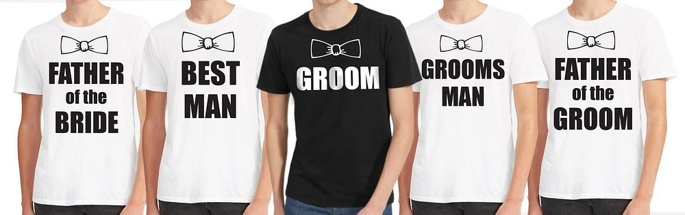 T-shirts de fête mariage