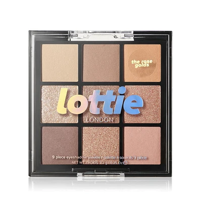 Lottie London - Palette pour paupières, 9 unités (7,2 g) Palette Pour Paupières