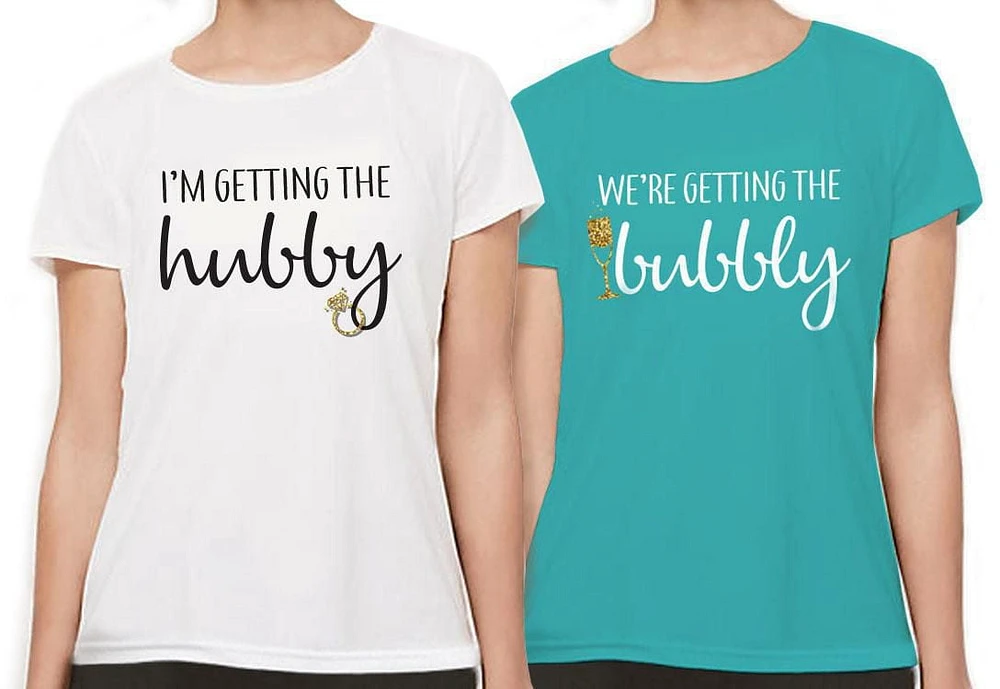 George Ladies Wedding Party T-Shirts. Great for bachelorette parties.