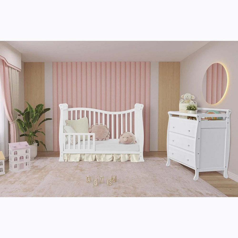 Dream On Me Violet 7-in-1 Convertible LifeStyle Crib, Model #655