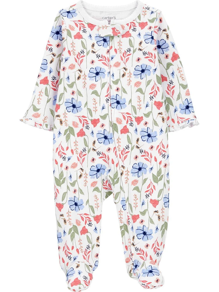 Carter's Child of Mine Tenue Sleep N Play florale pour bébé fille