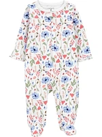Carter's Child of Mine Tenue Sleep N Play florale pour bébé fille