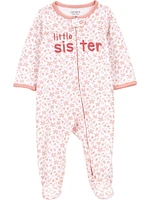 Carter's Child of Mine Tenue Sleep N Play pour petite sœur bébé fille Prématuré-9 mois