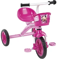 Disney Minnie Mouse Girls' Tricycle by Huffy, Pink, Ideal for ages 3+