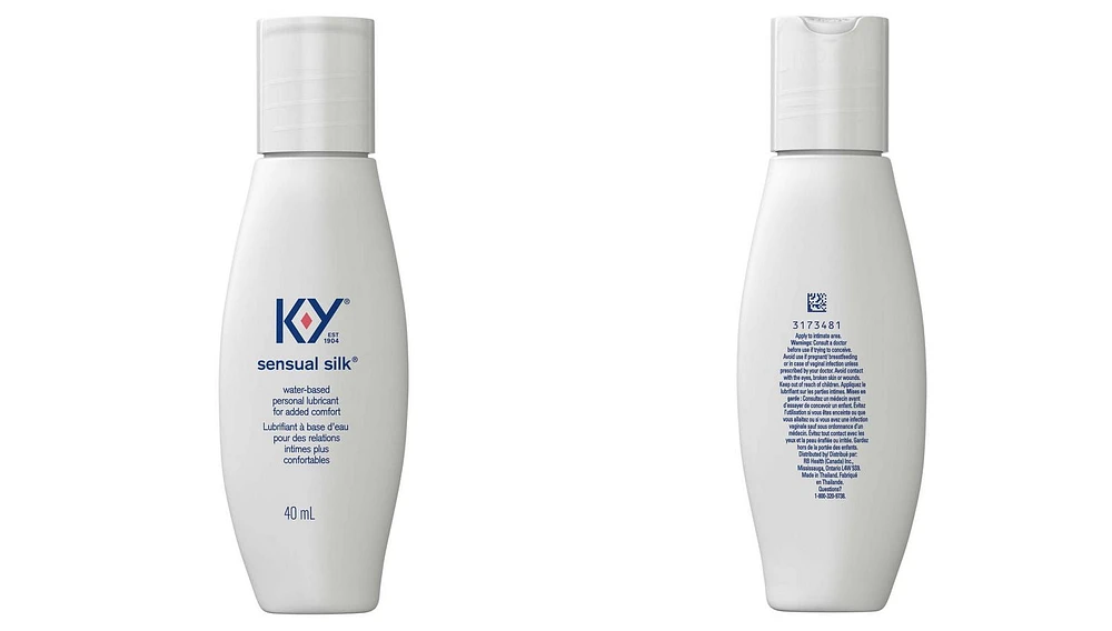 K-Y® Personal Lubricant, SENSUAL SILK®, liquid, 40 mL