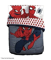 Spiderman Stripes Twin/Full Comforter, Easy to care for