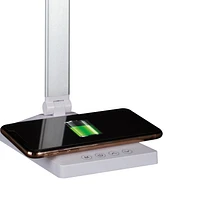 OttLite Entice LED Desk Lamp with Wireless Charging