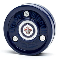 Green Biscuit NHL Team Training Puck - Winnipeg Jets