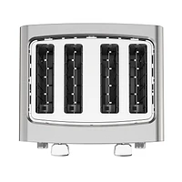 Black + Decker 4-Slice Extra Wide Toaster, in Stainless Steel, Great for thick breads!