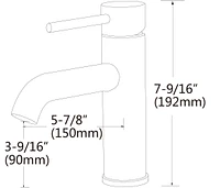 American Imaginations 18.25-in. W Drop In White Bathroom Vessel Sink Set For 1 Hole Center Faucet AI