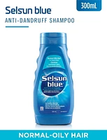 Selsun Blue Normal-Oily Hair Anti-Dandruff Shampoo, 300 mL, Helps Control Dandruff, Itching and Flaking, 300 mL