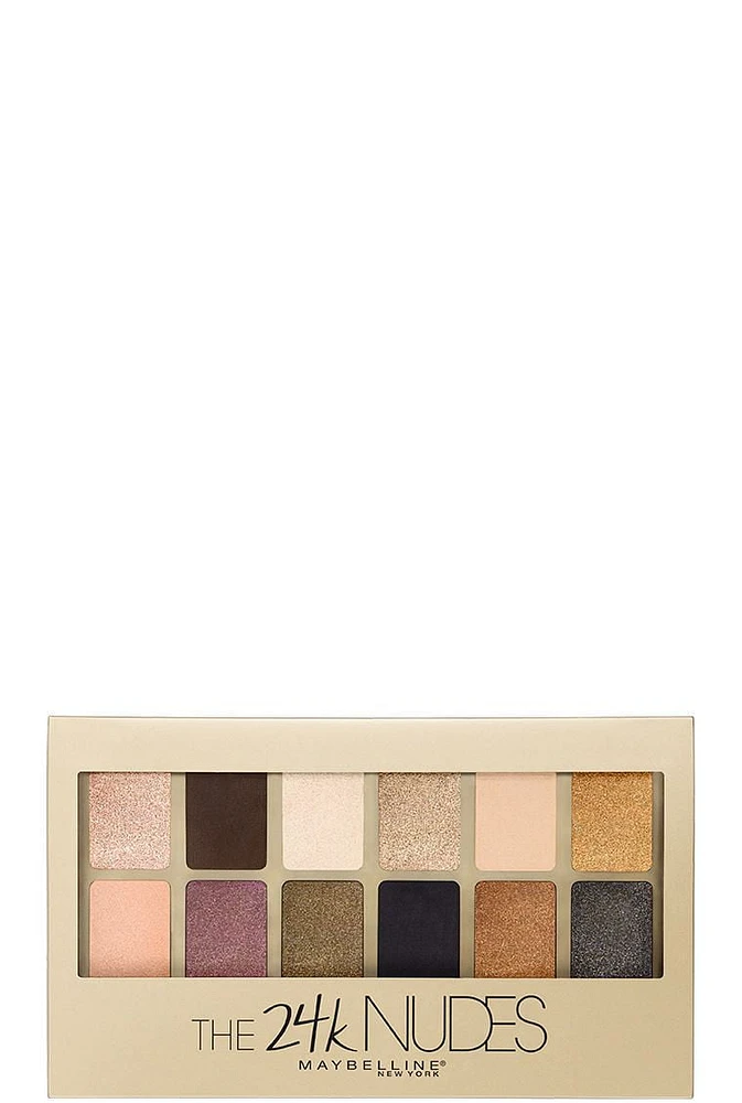 Maybelline New York The 24K Nudes, Eyeshadow Palette, 9.6 g, 0.34 oz. | 9.6 GR