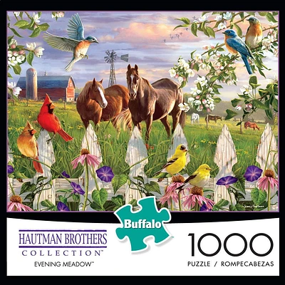 Buffalo Games - Hautman Brothers - Evening Meadow - 1000 Piece Jigsaw Puzzle