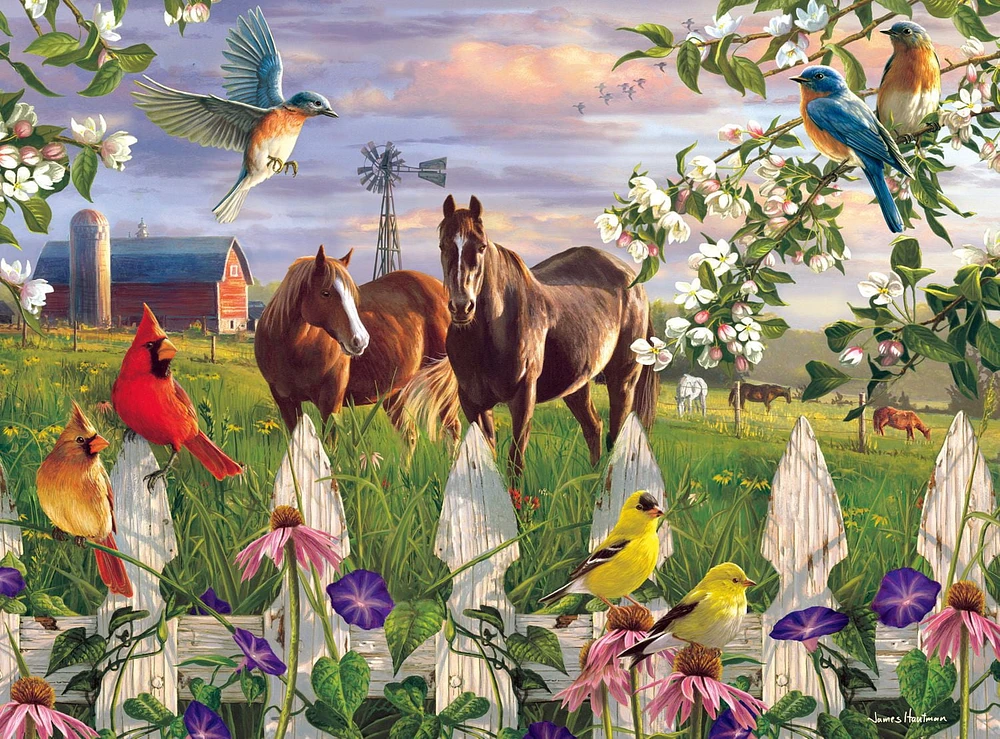 Buffalo Games - Hautman Brothers - Evening Meadow - 1000 Piece Jigsaw Puzzle