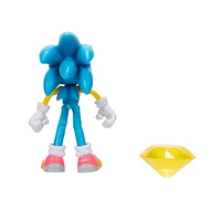 SONIC 4" Figures - Sonic with Yellow Chaos Emerald