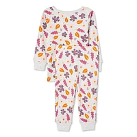 George Baby Girls' Pajama 2-Piece Set, Sizes 6-24 months