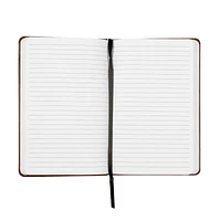 PG BOND LTHR BROWN JOURNAL, 8.25 in L x 5.25 in W, 120 sheets, Lined Paper