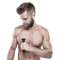 Conair Man Under the Belt Lithium Ion Groin & Body Groomer with Trimmer & Shaver, Unique body grooming blade