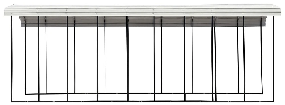 Arrow Carport, 14x42x14, Eggshell