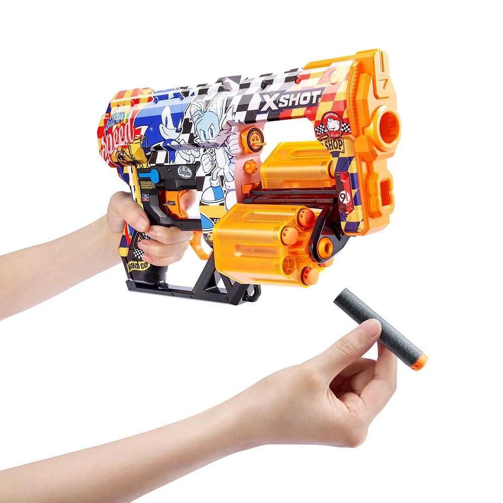 XSHOT Skins Dread Blaster - Super Speed Skin (12 Darts) by ZURU