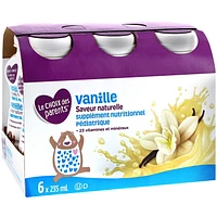 Parent's Choice Vanilla Naturally Flavoured Pediatric Nutritional Supplement, 6 x 235 mL