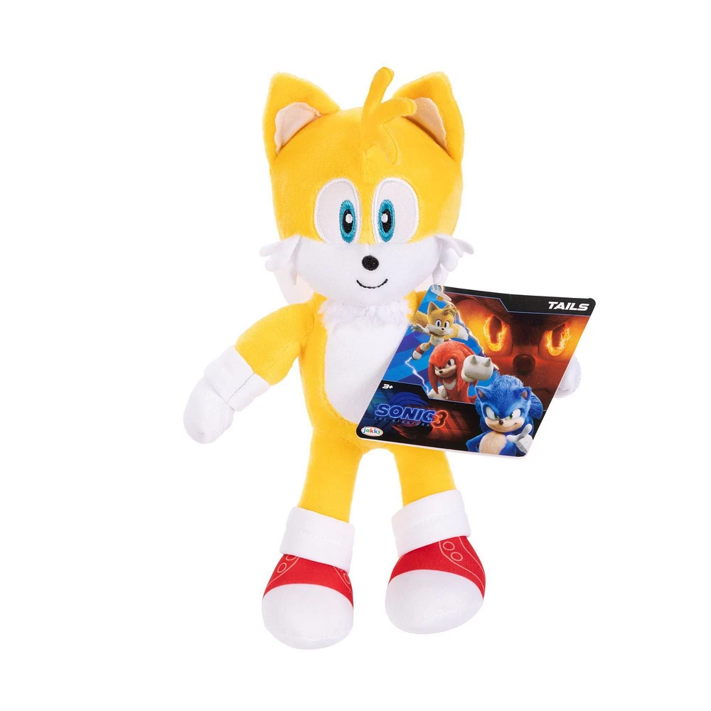 Sonic the Hedgehog 3 - 9" Plush - Tails