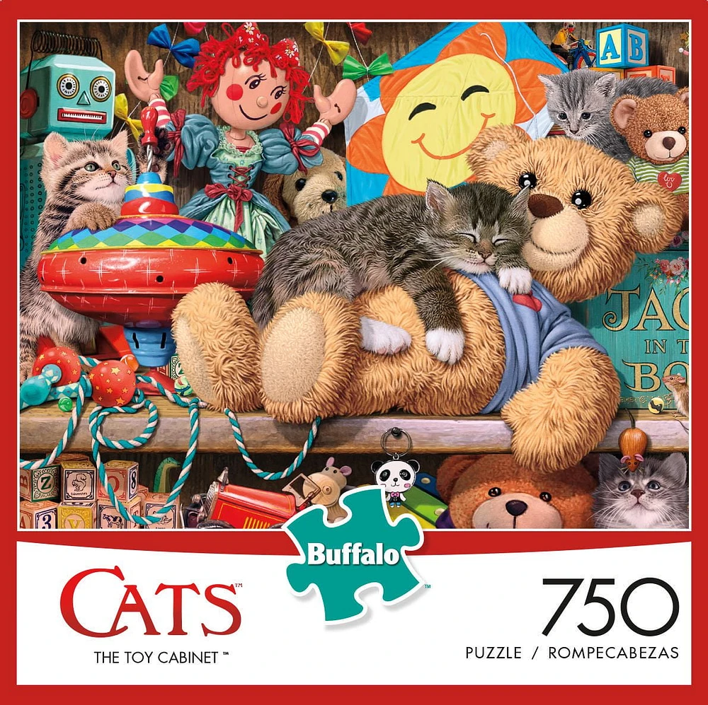 Buffalo Games - Cats Series - The Toy Cabinet - 750 Piece Jigsaw Puzzle