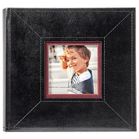 Pinnacle Frames 2-up Stitched Black Photo Album