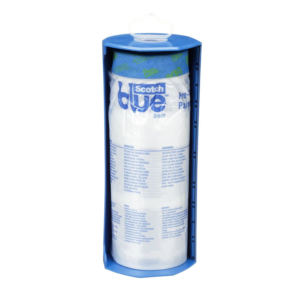 ScotchBlue™ Pre-Taped Painter's Plastic, with cutter