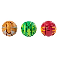 Bakugan Starter Pack 3-Pack, Ventus Krakelios, Collectible Action Figures, for Ages 6 and Up