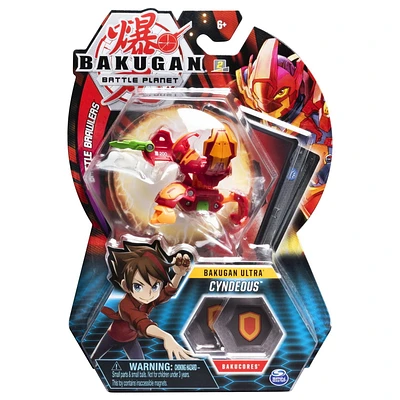 Bakugan Ultra, Pyrus Cyndeous, 3-inch Tall Collectible Transforming Creature, for Ages 6 and Up