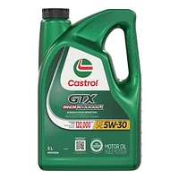 Castrol GTX – High Mileage 5W30 5L, A premium oil formulated for engines with over 120,000km.