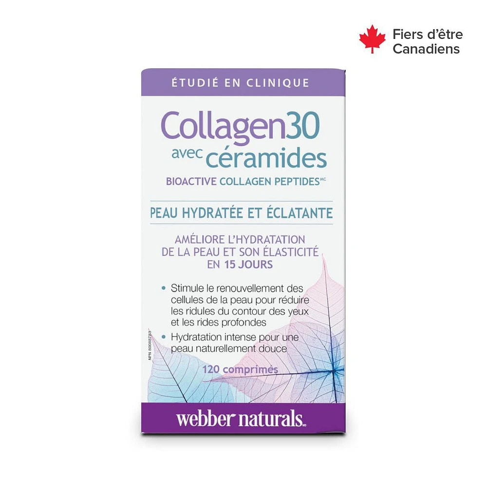 Webber Naturals® Collagen30 with Ceramides, 120 Tablets