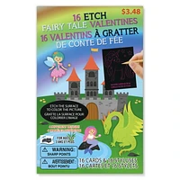 Mello Smello 16 CT Fairy Tale Valentines Kiddie Cards