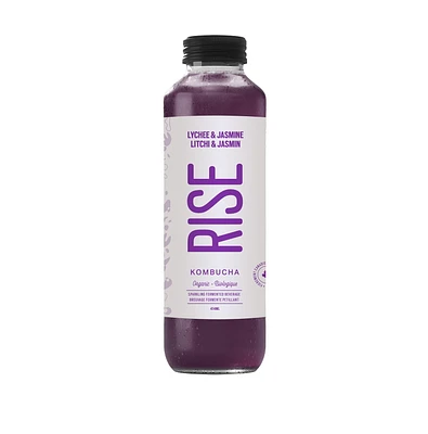 RISE Kombucha Litchi & Jasmin 414 ml