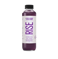 RISE Kombucha Lychee & Jasmine, 414mL