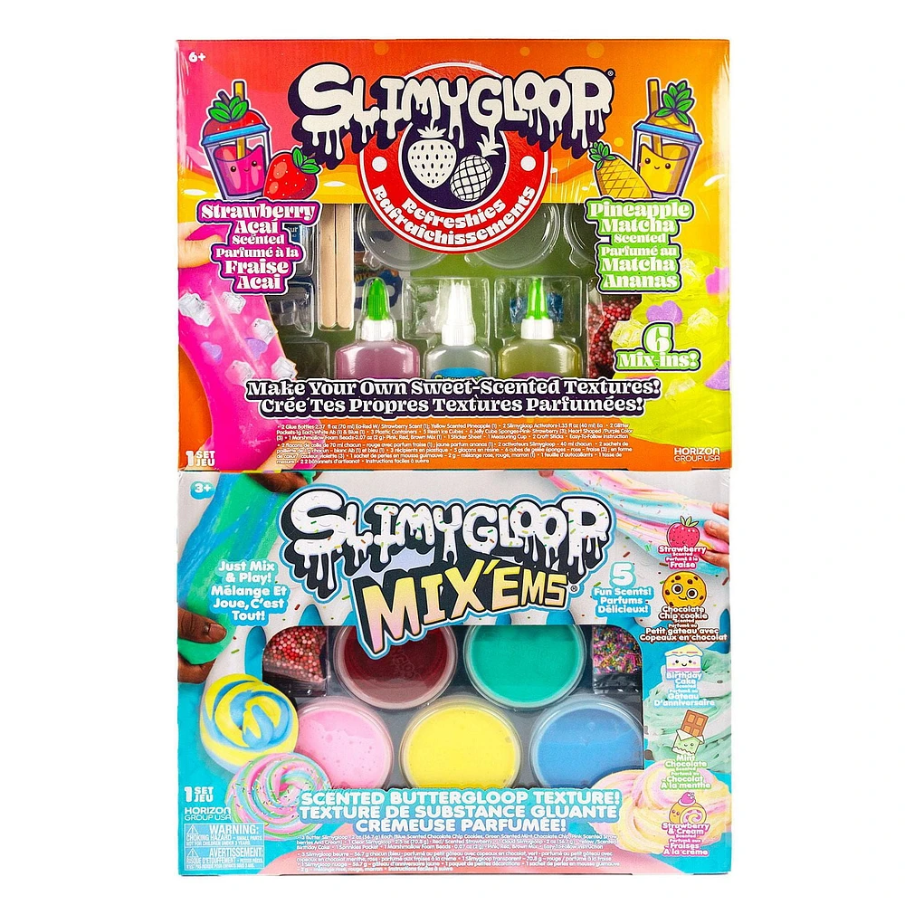 SLIMYGLOOP 2-in-1 Slime Kit, Age Range: 3+